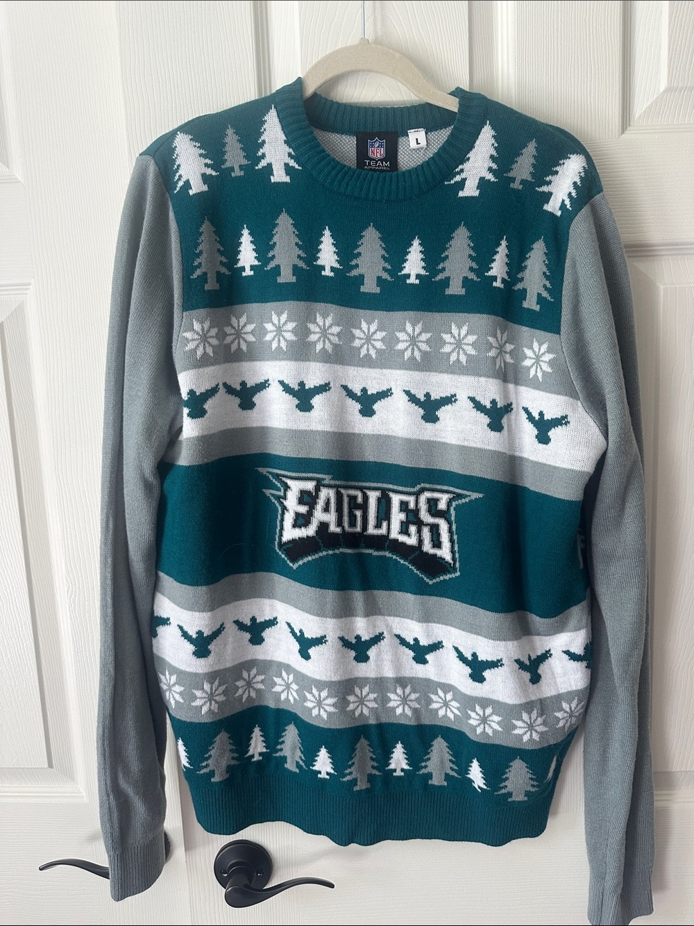 NFL Philadelphia Eagles Green Holiday Sweater